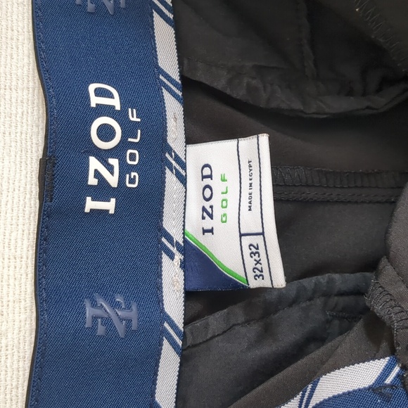 Izod Men's Performance Golf Pants In Black. 32x31 Excellent Condition - Picture 11 of 12